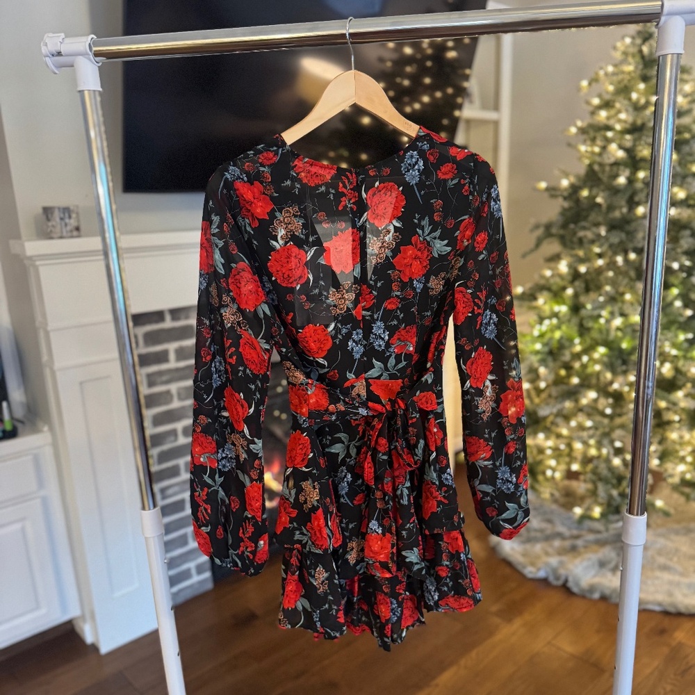 Flowy floral romper